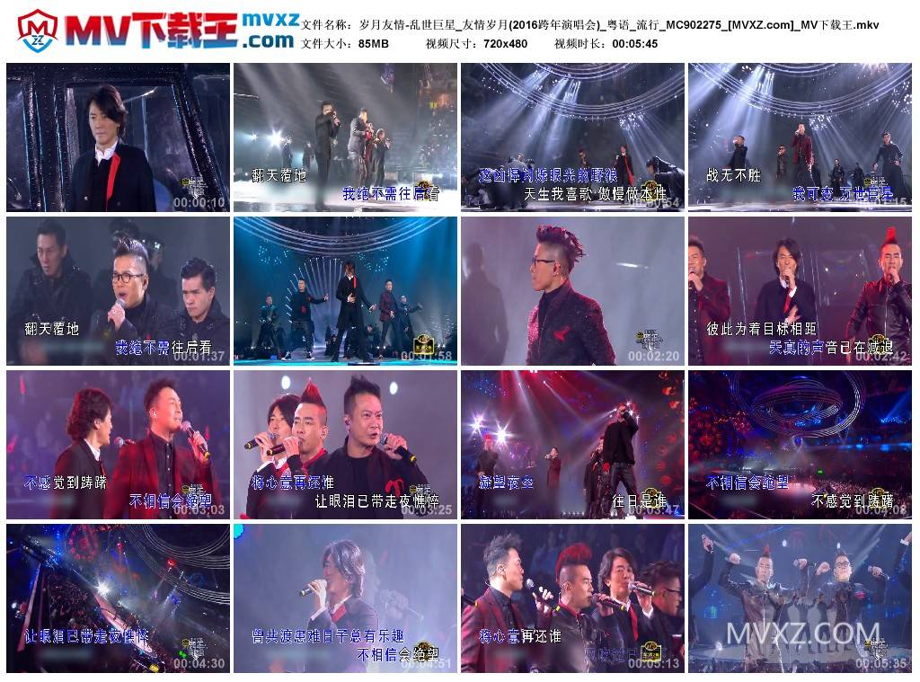 岁月友情-乱世巨星_友情岁月(2016跨年演唱会)_粤语_流行_MC902275